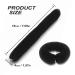 4 Pieces Dutt Pillow Set - Large Donut Hair Bun Maker & Updo Accessories for Girls (Black Brown Cream White) | International Shipping Available - Buy Online on SooperMarket.com