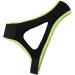 Adjustable Anti-Snore Chin Strap - Breathable Sleep Aid in Black with Fluorescent Green Edge - Buy Online on SooperMarket.com