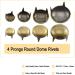 ACTENLY 160pcs Bronze DIY Nailhead Round Dome Studs Assorted Kit for Leathercraft Rivet Metal Punk Spikes - 6/8/10/12mm - Buy Online on SooperMarket.com