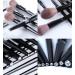 TEXAMO Professional Makeup Brush Set for Kabuki Foundation Powder Contour Blush Highlighter Eye Shadow - Black (C-Diamond Brush) with Cosmetics Bag - Buy Online on SooperMarket.com