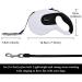 Durable Roll-Linen Dog Leash with Button Break & Lock - 5m Safety Leash for Dogs up to 40kg - Includes Bag Dispenser & Poop Pockets - Buy Online on SooperMarket.com