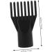 FRCOLOR Water Blower for Pets Pet Dryer Nozzle Replacement of Dryer Nozzle Pet Hair Dryer Hair Dryer Comb Universal Comb Hair Dryer Attachment Hair Styling Nozzle Universal Appendix Accessories ABS 12.00X7.00X4.00CM Black - Buy Online on SooperMarket.com