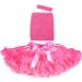 4pcs Crochet Tube Top & Tutu Skirt Set for Baby Girls - Hot Pink - 8x10 and 20x25cm - Buy Online on SooperMarket.com
