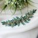 Denifery Emerald Green Wedding Hair Vine | Bridal Gold Headpiece & Jewelry - Buy Online on SooperMarket.com