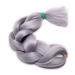Tess Braids Extensions 60 cm - 3 Pack Jumbo Kanecalon Hair Braids | Silver Gray Box Braids - 100g/Bundle - Buy Online on SooperMarket.com