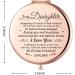 Wailozco Rose Gold Compact Mirror - Unique Daughter Gift from Dad for Graduation, Birthday, Christmas - Always Be My Baby Girl Love Saying - Buy Online on SooperMarket.com