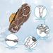 Henoty 19-Spikes Ice Cleats for Hiking Boots - Snow Grips for Women, Men, and Kids | Safe Traction for Hiking, Fishing, Climbing, and Mountaineering - Buy Online on SooperMarket.com