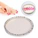 Nail Art Display Stand Fashional Alloy Nail Gel Colors Plate Tips Display Stand Rack Board Manicure Tool(4#)