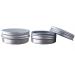 24 Pack 1 Oz Screw Top Aluminum Tin Cans - Storage Jars for Lip Balm, Cosmetic, Candles - Metal Containers with Screw Cap for Salve, Makeup, Tea - Buy Online on SooperMarket.com