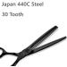 Purple Dragon 440C Hair Salon Cutting Shear & Thinning Scissor Set 6 Inch with Bag - Professional Japan Barber Hairdressing Shears - Buy Online on SooperMarket.com