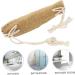 Beavorty Loofah Bath Towel & Body Scrubber - Exfoliating Shower Strap for Smooth Skin | Travel-Friendly Natural Back Scrubber - Buy Online on SooperMarket.com