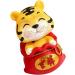Beavorty 3 pcs year of the tiger bobble head ornament Resin Sculpture interior chinese zodiac lucky figurines good luck tiger car dashboard doll toy figure wild office God of Wealth bubble Red 1x3pcs 6X6X9.5CMx3pcs - Buy Online on SooperMarket.com