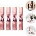 KALLORY 4pcs Eyelash Brush Empty Tube Lip Balm Containers Eyebrow Brush Mascara Tubes Empty Rose Gold Line 11.5x1.8cm Rose Gold - Buy Online on SooperMarket.com