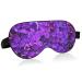 Haskirky Light Blocking Eye Mask Breathable and Adjustable Adult Men and Women Travel on Business Trips Yoga Meditation Light Smooth Comfortable Eye Mask Office Deep Sleep Goodies Spring Lilac Purp