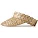 Women's Hand-Woven Straw Sun Visors - Stylish Beach Hats for Sun Protection - Buy Online on SooperMarket.com