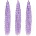 DSoar 30 Purple Deep Twist Crochet Hair - 3 Packs Ocean Wave Curly Bohemian Braids | Synthetic Hair Extensions for Women & Girls - Buy Online on SooperMarket.com