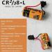 Buy 2 Pack 3V 2000mAh CR2/38.L Battery for Fuji CR2/3 8.L FDK CR17/33 - International Shipping Available - Buy Online on SooperMarket.com