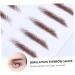 Healeved 4pcs Eyebrow Stickers Eyebrows Makeup Tools False 6d Mold Modify Water Transfer Paper with Ink - Buy Online on SooperMarket.com