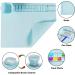 Silicone Craft Mat 20x16 with Cup | Nonstick Resin Jewelry Casting Mat | Art DIY Drawing Clay Play Doh Blue - Buy Online on SooperMarket.com