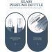 FRCOLOR 4pcs 10ml Refillable Perfume Bottles - Portable Glass Spray Bottles with Metallic Caps & Pipette for Essential Oils | Perfect for Travel & Home Use - Buy Online on SooperMarket.com