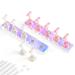 2 set nail stand for press on nails display Aurora acrylic nail stand Exercise hand for nail design magnetic nail tip nail exercise stand 01