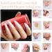 Dajidafu 1 Set False Nails Long Press Nail Tips Full Cover Artificial Fingernails Nail Art Simple Style for Women Girls Beginners SM17P63 Red - Buy Online on SooperMarket.com