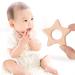 Amosfun 5pcs Wooden Star Shaped Teether Set for Baby Teething | Nursing Pendant Chew Toys for Infant Bed, Crib, Gym - Buy Online on SooperMarket.com