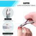 OosoFitt 7Pcs Stainless Steel Ingrown Toenail Clippers Set - Professional Toe Nail Nippers for Surgery Grade Manicure Pedicure - Silver - Buy Online on SooperMarket.com
