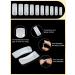 Deciniee Acrylic Nail Kit - 1000 Clear & Natural Fake Nails for French Manicure - 10 Sizes Extension Tips with Box - Women's Press on Coffin Nails - Buy Online on SooperMarket.com