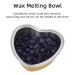 10pcs Heart Shaped Wax Melting Bowls - Gold Aluminum Foil Wax Bean for Hair Removal - Large Size Perfect for Home Use - Buy Online on SooperMarket.com
