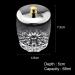 Crystal Disinfection Glass Cup Acrylic Liquid Dappen Dish with Stainless Steel Lid - Nail Art Glassware Tool HJ-NAPB028 - Buy Online on SooperMarket.com