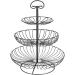 Fruit Basket Bowl 3 Layers Wire Basket Stand Kitchen Countertop Organizer Fruit Vegetable Bowl Fruit Basket Fruit Bowls (Color : Black) - Buy Online on SooperMarket.com