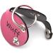 Personalized Copter Farm Dog Brand Bag - Engraved Pink Oval Leather Collar | Art & Real Leather | Custom Dog Tags - Buy Online on SooperMarket.com