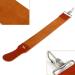 Men's Genuine Leather Strop for Barber Straight Razor - Shaving Strap for Sharper Shave - Buy Online on SooperMarket.com