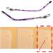 Buy Ranara Replacement Glasses End Tips - Metal Repair Parts for Borderless Inlet Glasses - 1 Pair Purple - Buy Online on SooperMarket.com