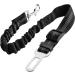 Adjustable Dog Car Seat Belt Harness Pet Safety Belt with Elastic Strap Dog Car Harness for Travel Black 20in-29in long - Buy Online on SooperMarket.com