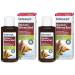 Tetesept back heat bathroom-health bath with heat effect and mineral salts-relaxing bathing additive warm and relieved-1 x 125 ml (pack with 2) 125 ml (2 pack)