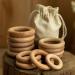 Bopoobo 60mm Unfinished Wooden Rings - Natural Beech Craft Rings for DIY Baby Teething Toys & Accessories (10 pcs) - Buy Online on SooperMarket.com
