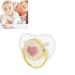 Baby Pacifier Set - Silicone Bling Pacifiers for Comfort & Sleep | Exquisite White Design | Shop Internationally - Buy Online on SooperMarket.com