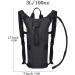 ATBP Tactical 3L Hydration Pack - Military Grade Water Bladder Backpack - Leakproof for Running, Cycling, Hiking - Black - Buy Online on SooperMarket.com