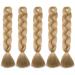 Jumbo Braiding Hair Extensions Colorful Synthetic Hair for DIY Crochet Box Braids Ombre 1Pc 24inch Ash Blonde - Buy Online on SooperMarket.com