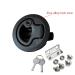 2PCS Marine Hatch Latch Lock Flush Pull Round Slam Latch for RV Boat Deck - Black - Buy Online on SooperMarket.com