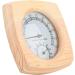 Buy Thermo Hygrometer Wooden Infrared Thermometer | Sauna Room Digital Temperature & Humidity Gauge - International Shipping - Buy Online on SooperMarket.com