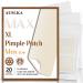 AUSLKA Large Blemish Pimple Patches (20 Strips), Hydrocolloid Spot Dots, Blemishes Patch, Pimple Stickers, XL-Ultra Thin 20 Count (Pack of 1)
