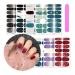 Kalolary nail sticker with 1PCs nail file nail art sticker nail ticker design self -adhesive manicure ininimated