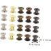 EXCEART 100 Sets Lash Rivet Boxed Diy Crafts Brass Rivets Double- Sided Rivets Diy Studs Self Made Component Assorted Color 0.8x0.8cm - Buy Online on SooperMarket.com