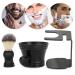 Wallfire 3-in-1 Shaving Brush Set with Stand & Bowl - Premium Men's Shaving Tools for a Luxurious Grooming Experience - Buy Online on SooperMarket.com