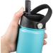 Mijafaron Straw Lid for Hydro Flask Wide Mouth 32oz 40oz - Black Flexible Handle Replacement Sports Cap Top with Straw - Buy Online on SooperMarket.com