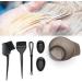 Hair Coloring Brush Anti Slip Hair Dyeing Styling Tool Hair Coloring Brush Hair Tint Salon Mixing Bowl Set for Salon and Household(1#) - Buy Online on SooperMarket.com