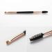 Global Fashion 2-in-1 Eyebrow & Lash Brush | Shape & Define Brows | Lengthen & Separate Lashes | Double-Ended | Soft Cruelty-Free Vegan Bristles | Essential Makeup Tool - Buy Online on SooperMarket.com
